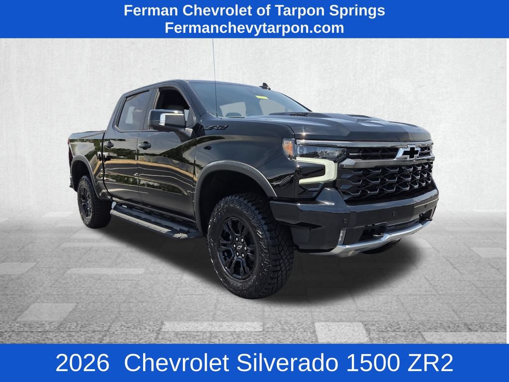 New 2026 Chevrolet Silverado 1500 ZR2 w/ Dark Appearance Package AWD/4WD image 1