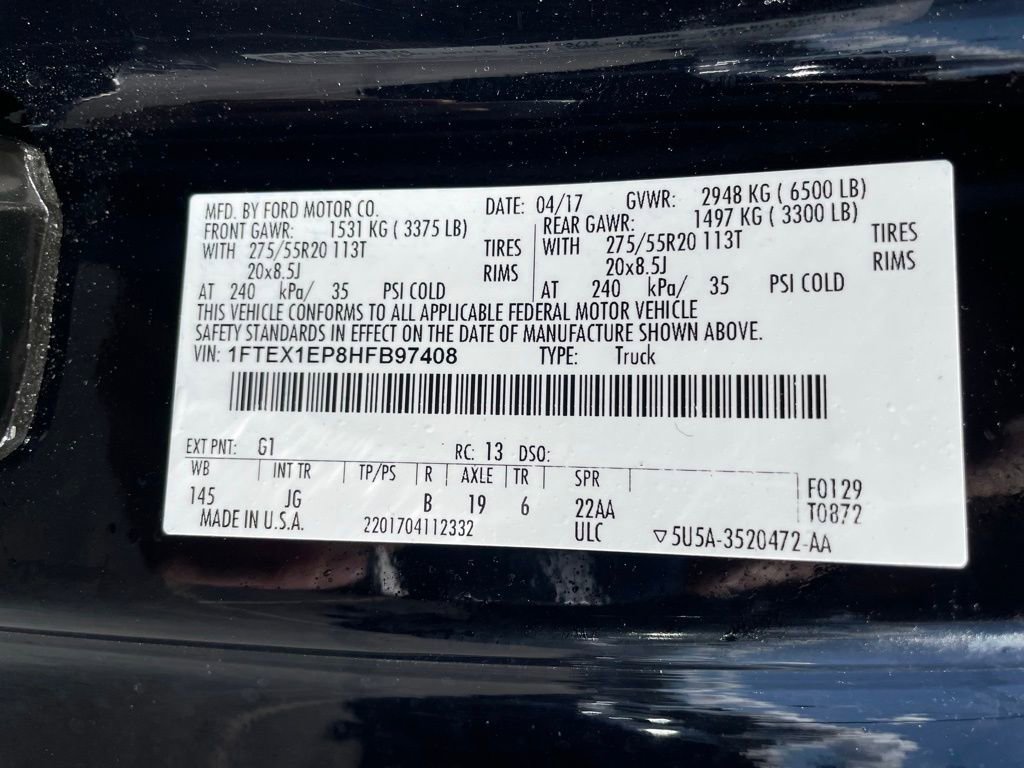 Used 2017 Ford F150 XL w/ Equipment Group 101A Mid image 16