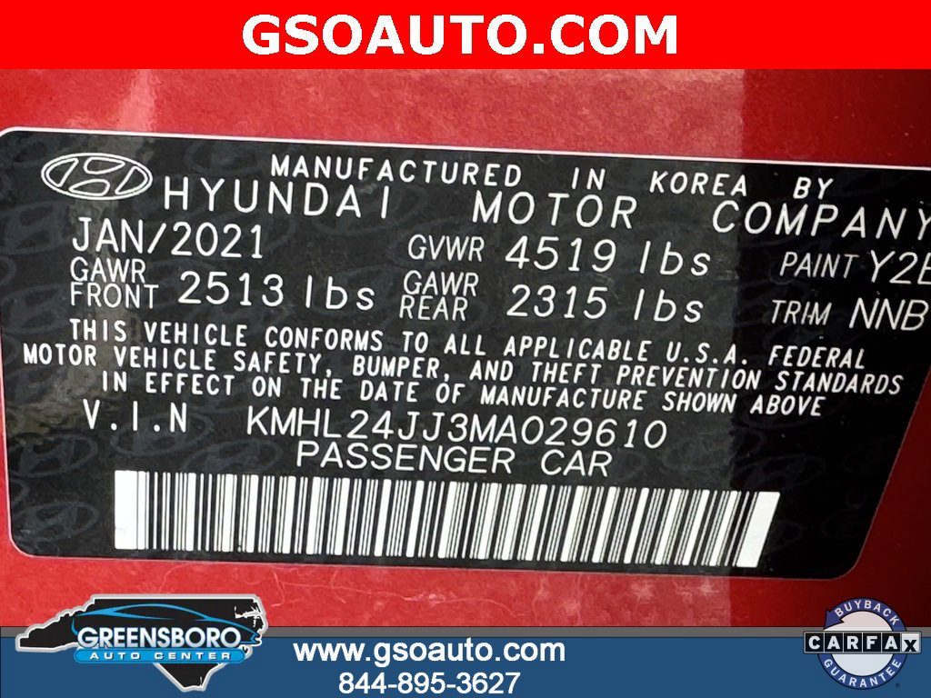 Used 2021 Hyundai Sonata Blue image 40