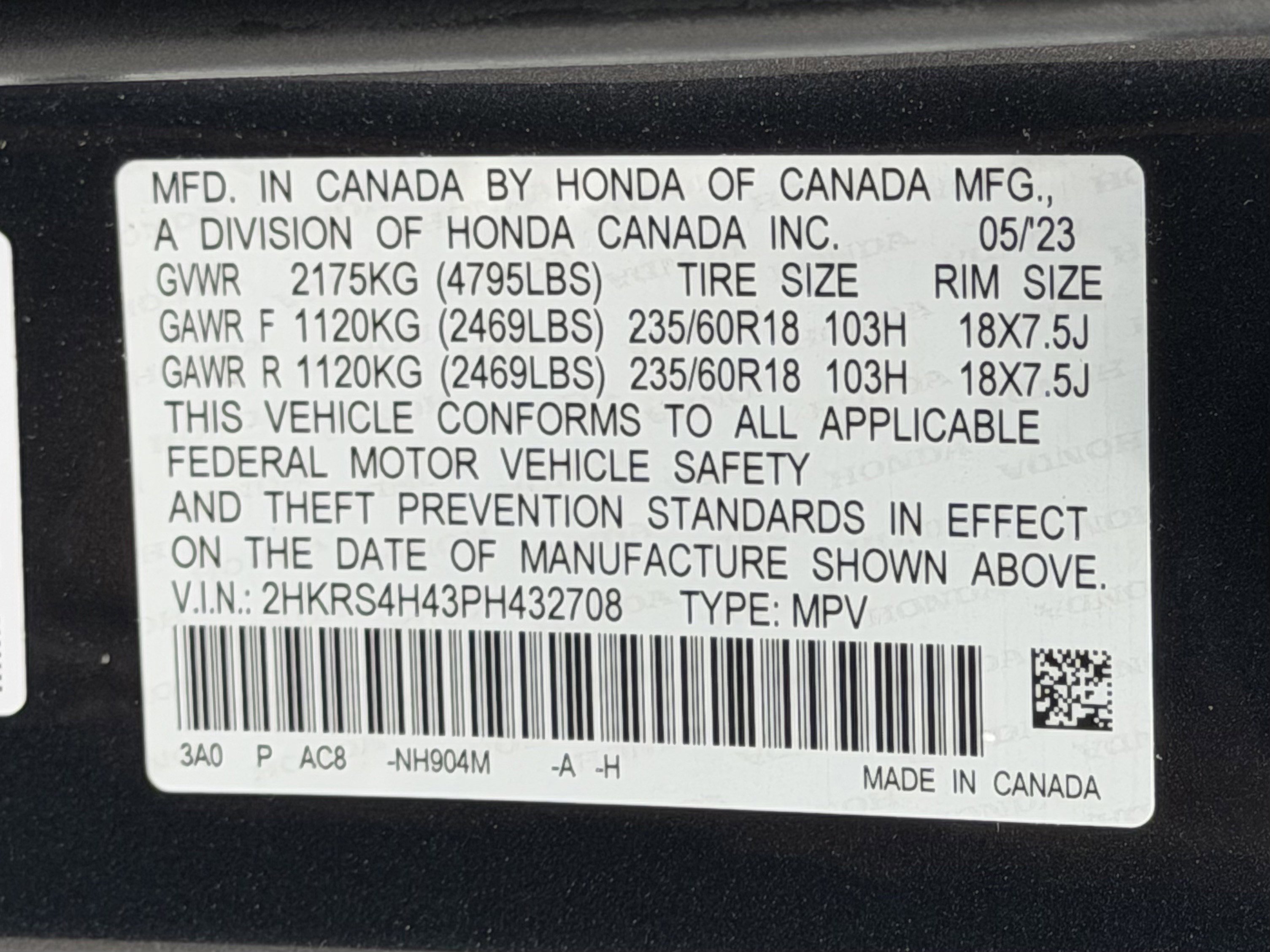 Certified 2023 Honda CR-V EX image 25