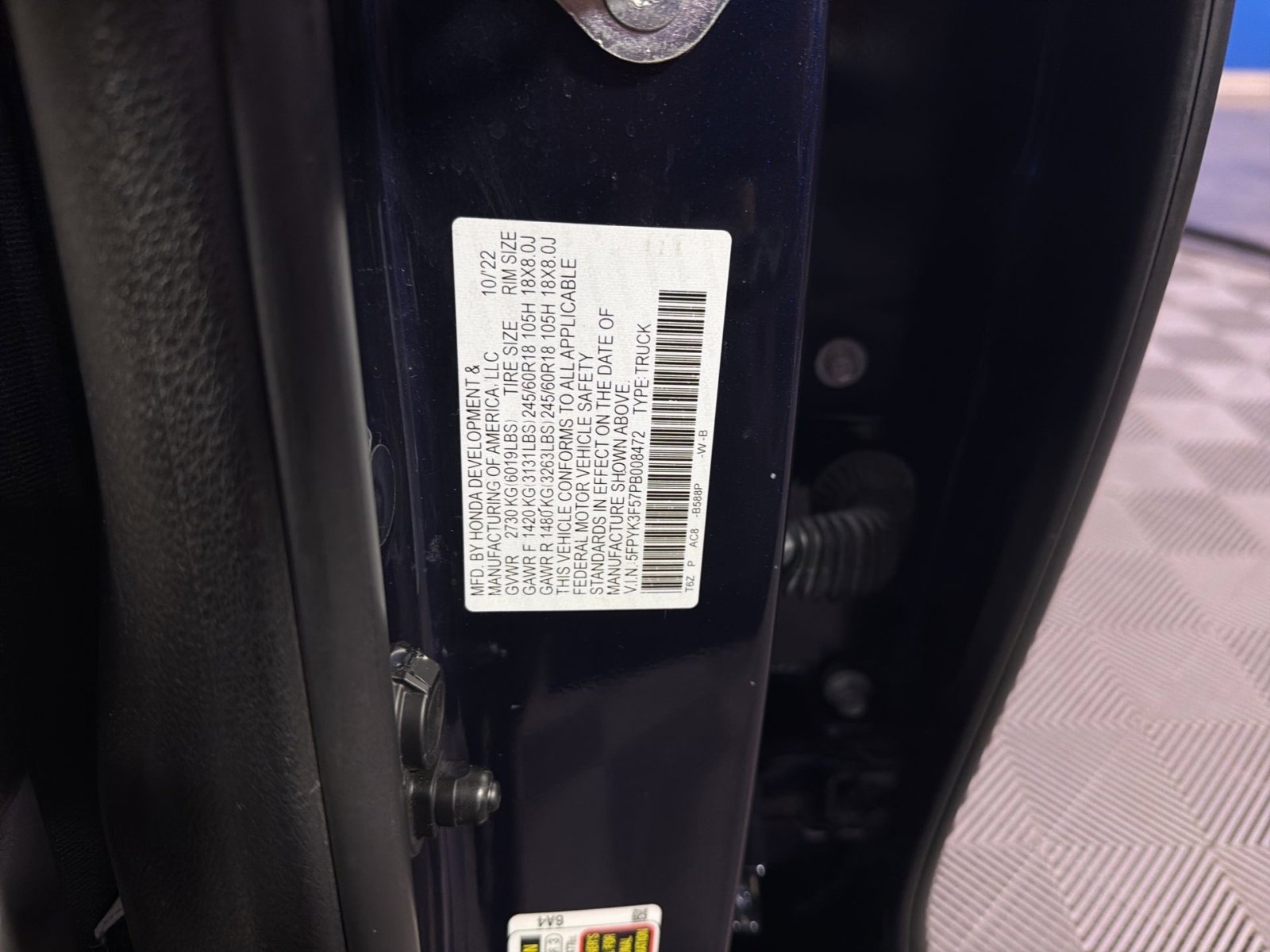 Used 2023 Honda Ridgeline RTL image 38