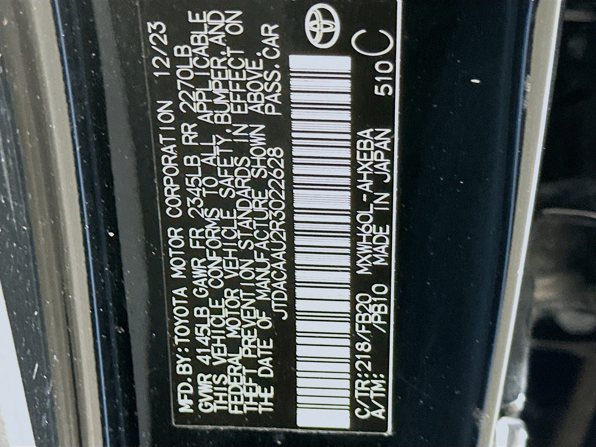 Used 2024 Toyota Prius LE image 12