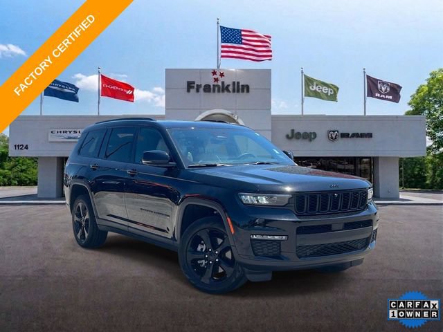 Certified 2025 Jeep Grand Cherokee L Limited w/ Luxury Tech Group II
