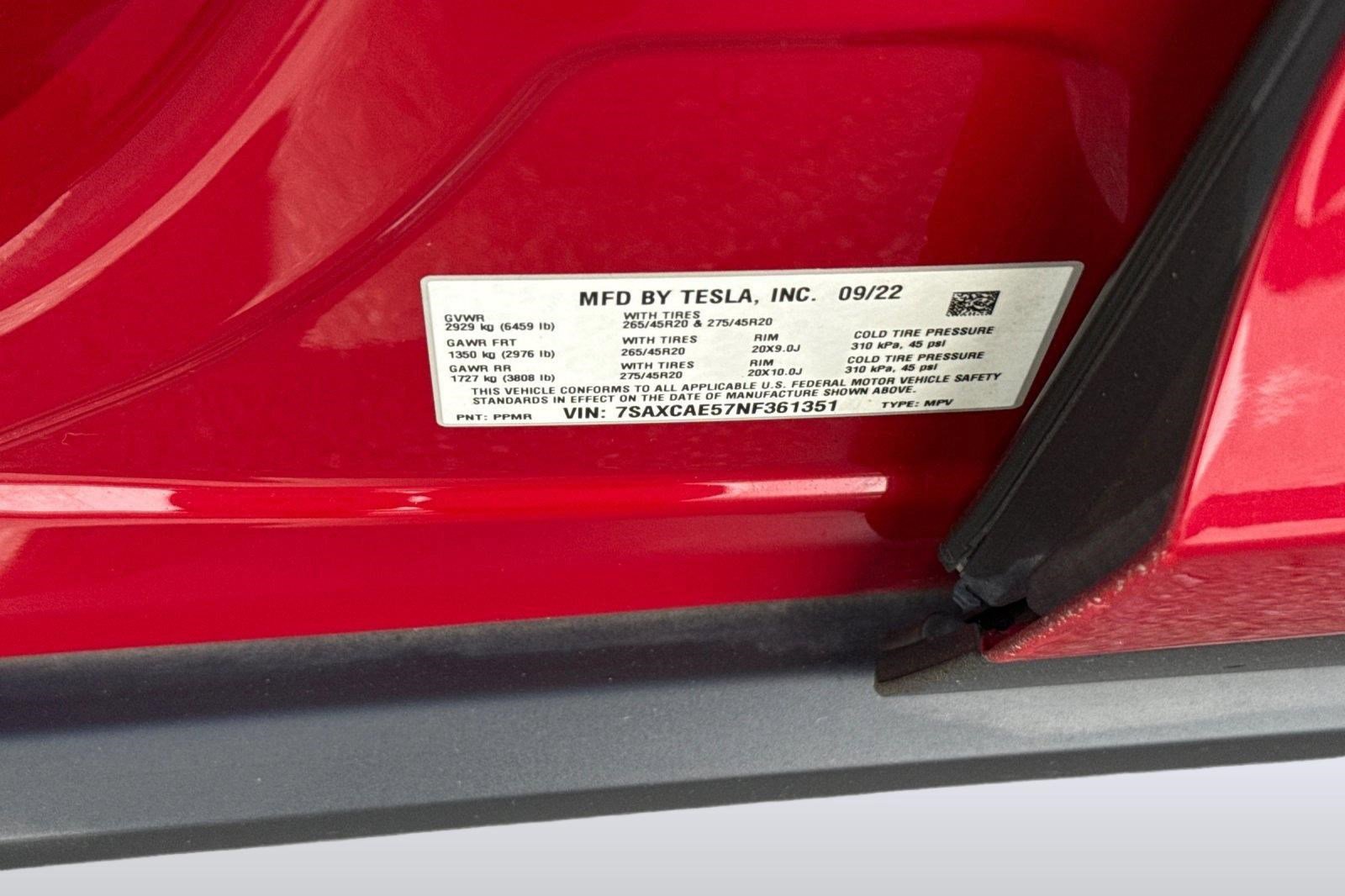 Used 2022 Tesla Model X image 14