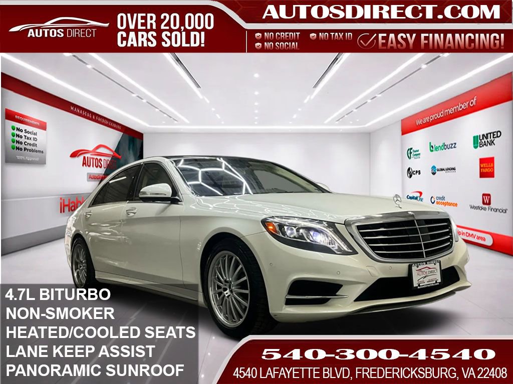 Used 2016 Mercedes-Benz S 550 4MATIC Sedan w/ Sport Package
