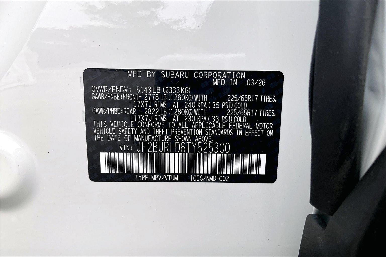 New 2026 Subaru Outback Wilderness AWD/4WD image 27