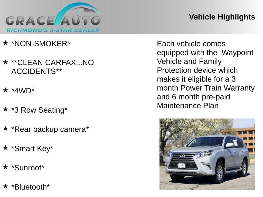 Used 2018 Lexus GX 460 Premium w/ Premium Package AWD/4WD image 2
