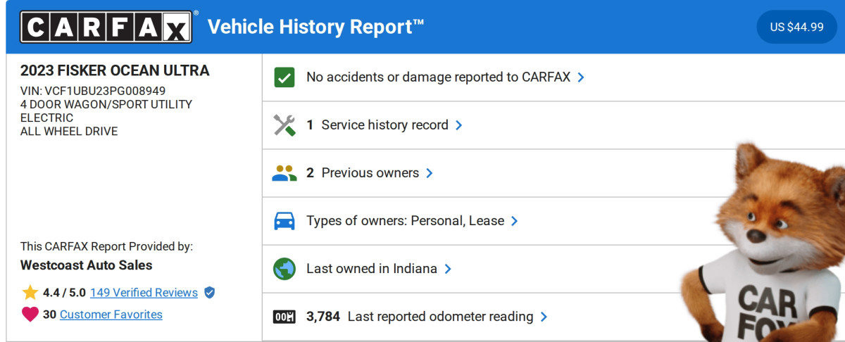Used 2023 Fisker Ocean Ultra image 6