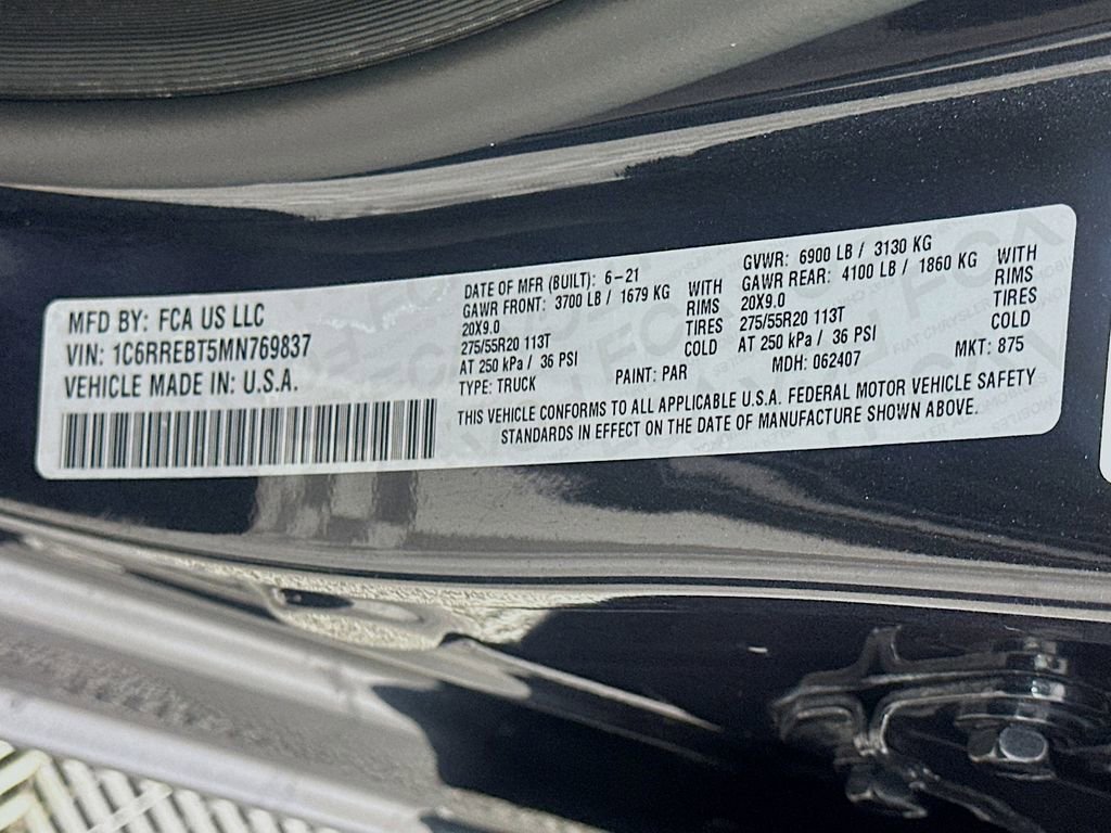 Used 2021 RAM 1500 Lone Star image 31