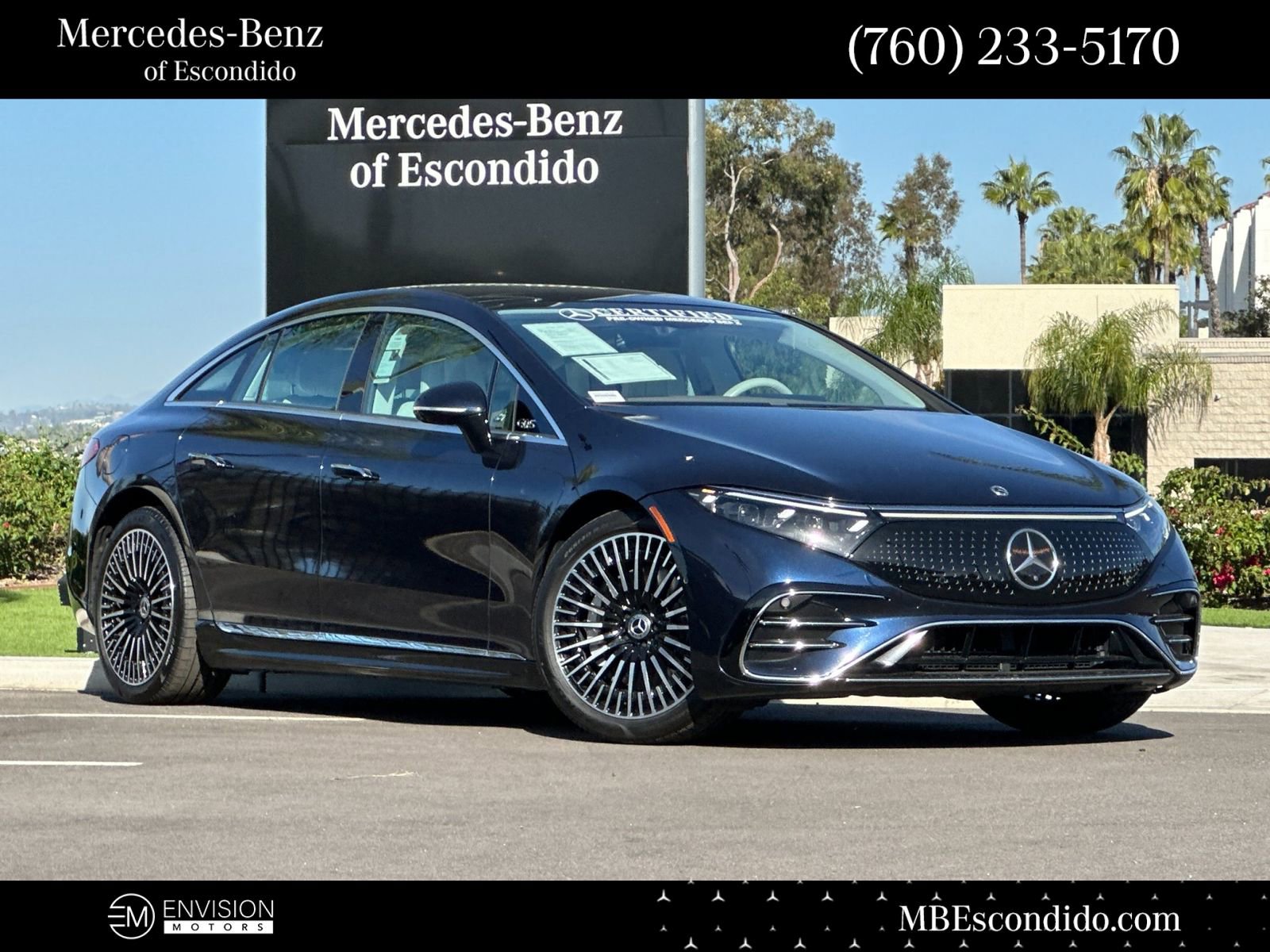 Certified 2022 Mercedes-Benz EQS 450+ Sedan