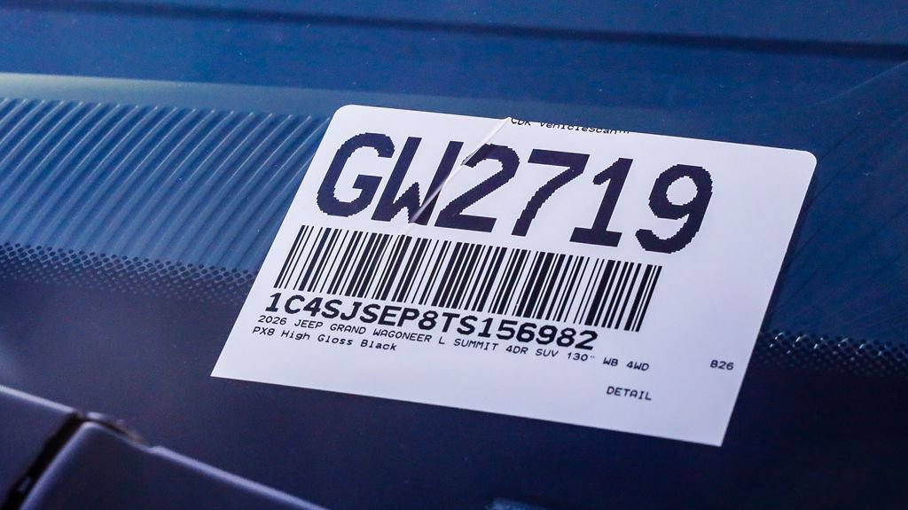 New 2026 Jeep Grand Wagoneer L Summit image 34