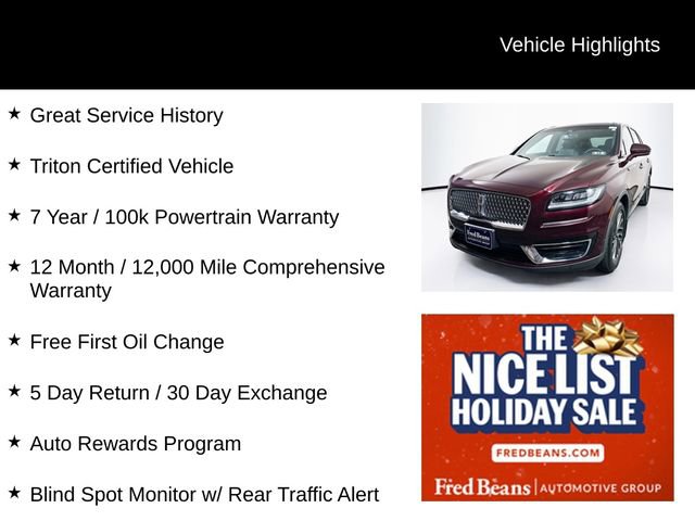 Used 2020 Lincoln Nautilus Reserve w/ Equipment Group 201A image 3