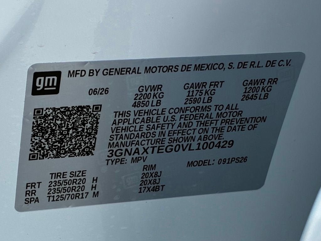 New 2027 Chevrolet Equinox RS w/ Safety and Technology Package AWD/4WD image 35