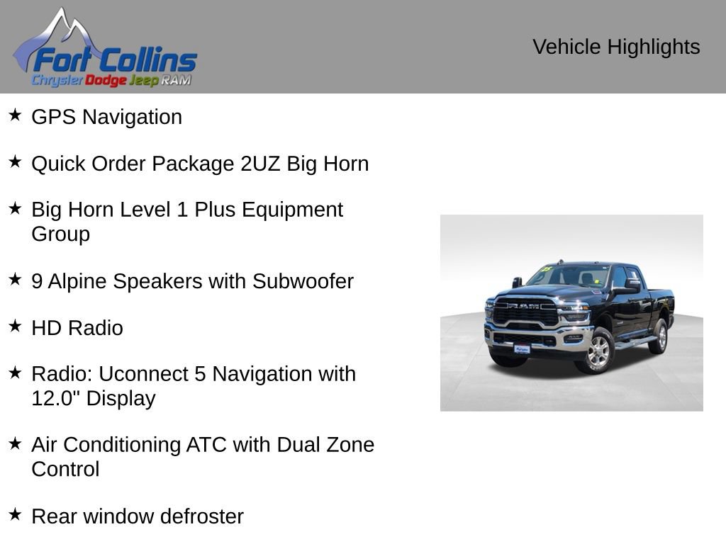 Used 2026 RAM 2500 Big Horn AWD/4WD image 4