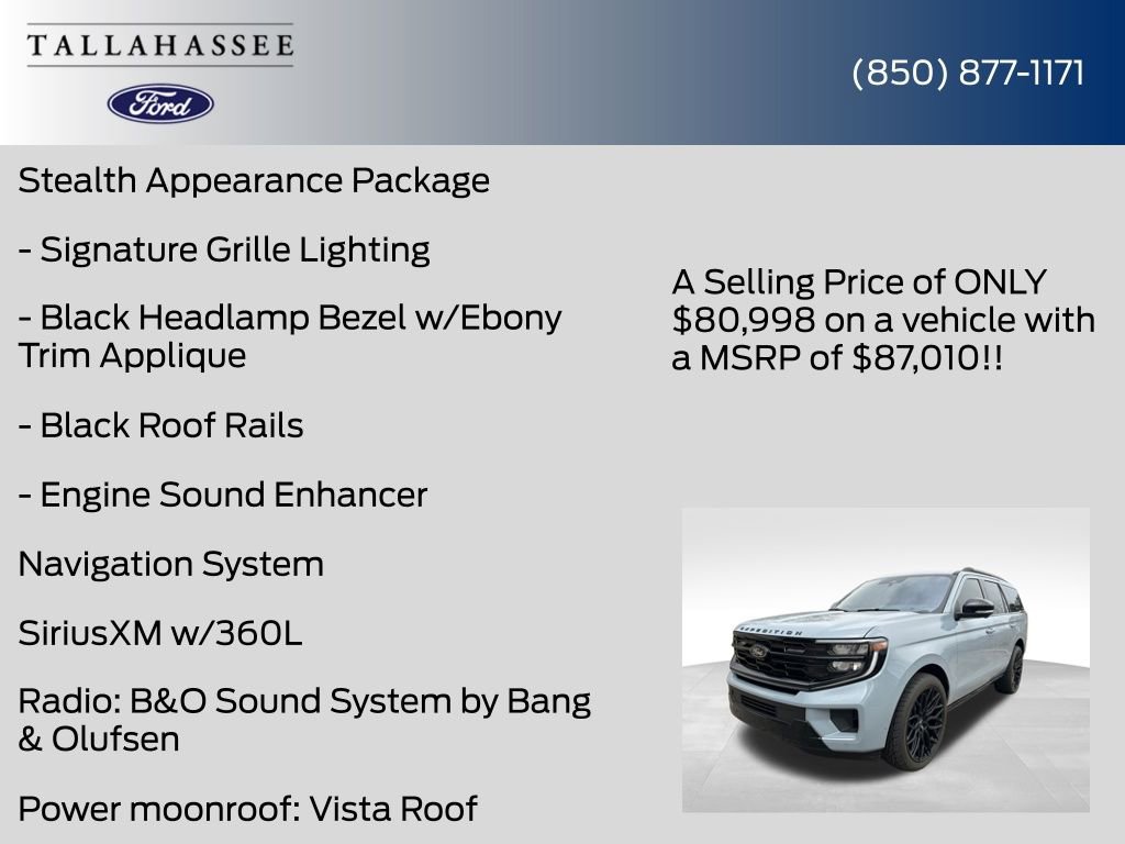 New 2025 Ford Expedition Platinum w/ Stealth Appearance Package image 23