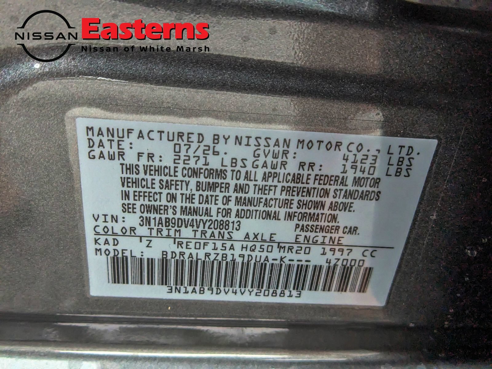 New 2027 Nissan Sentra SR w/ SR Premium Package FWD image 29