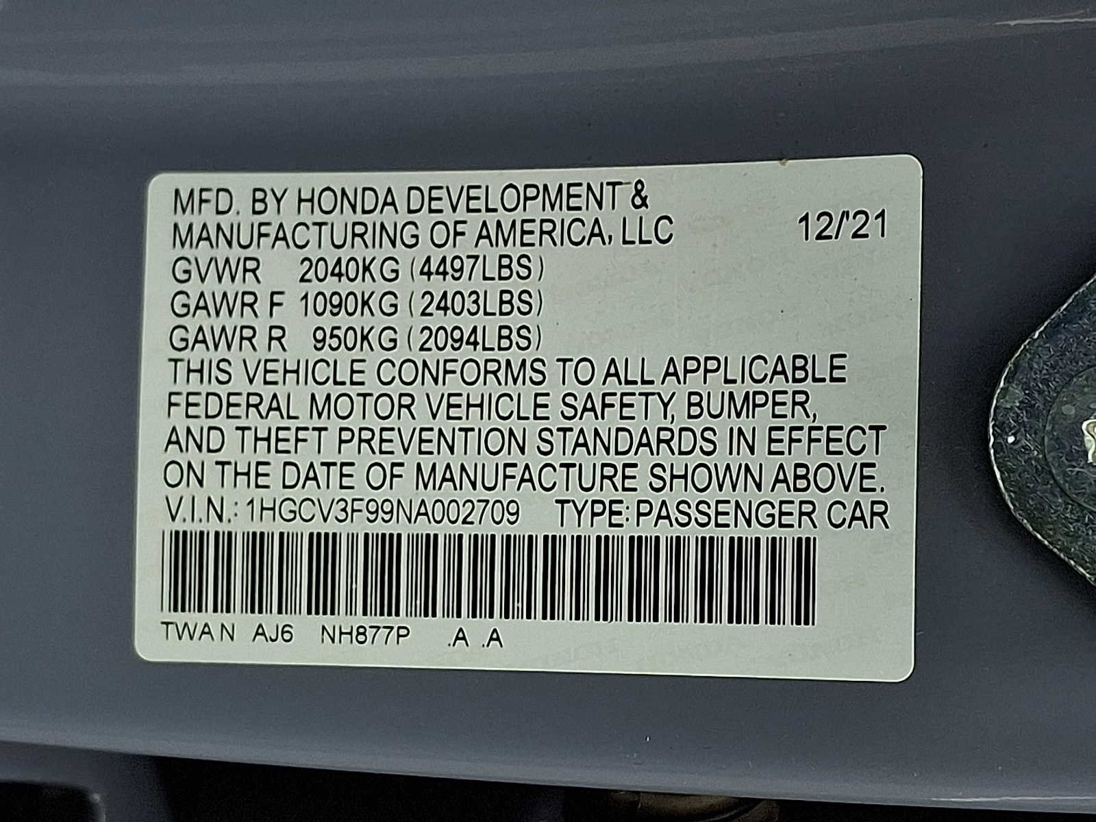 Used 2022 Honda Accord Touring image 29