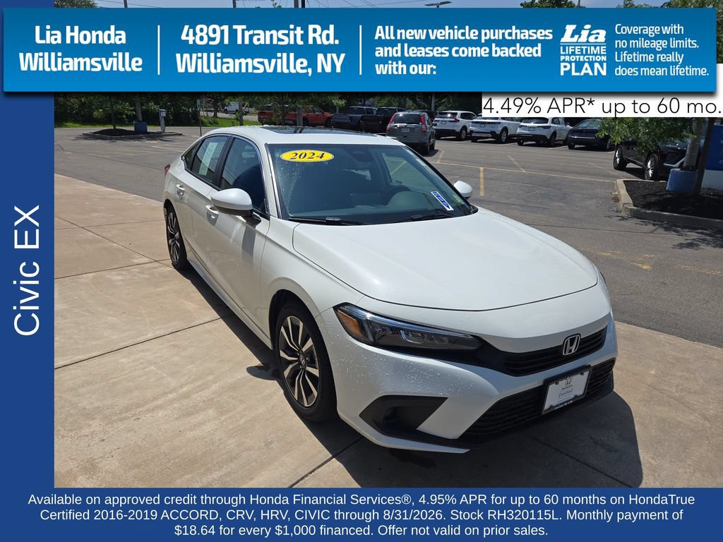 Certified 2024 Honda Civic EX 360° Tour