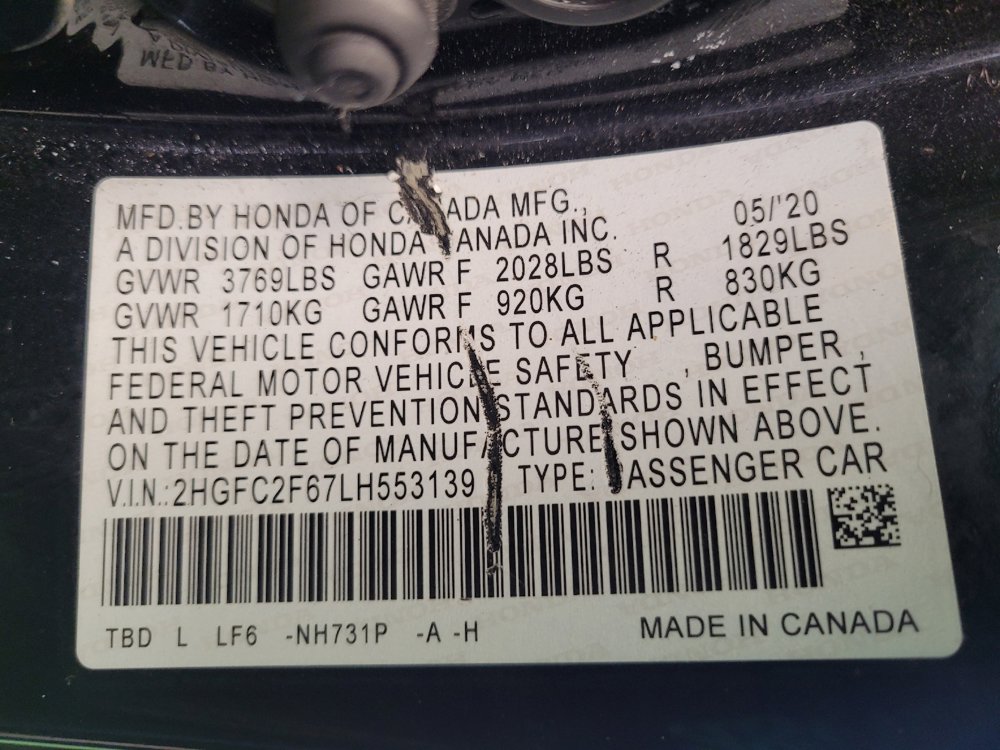 Used 2020 Honda Civic LX image 33
