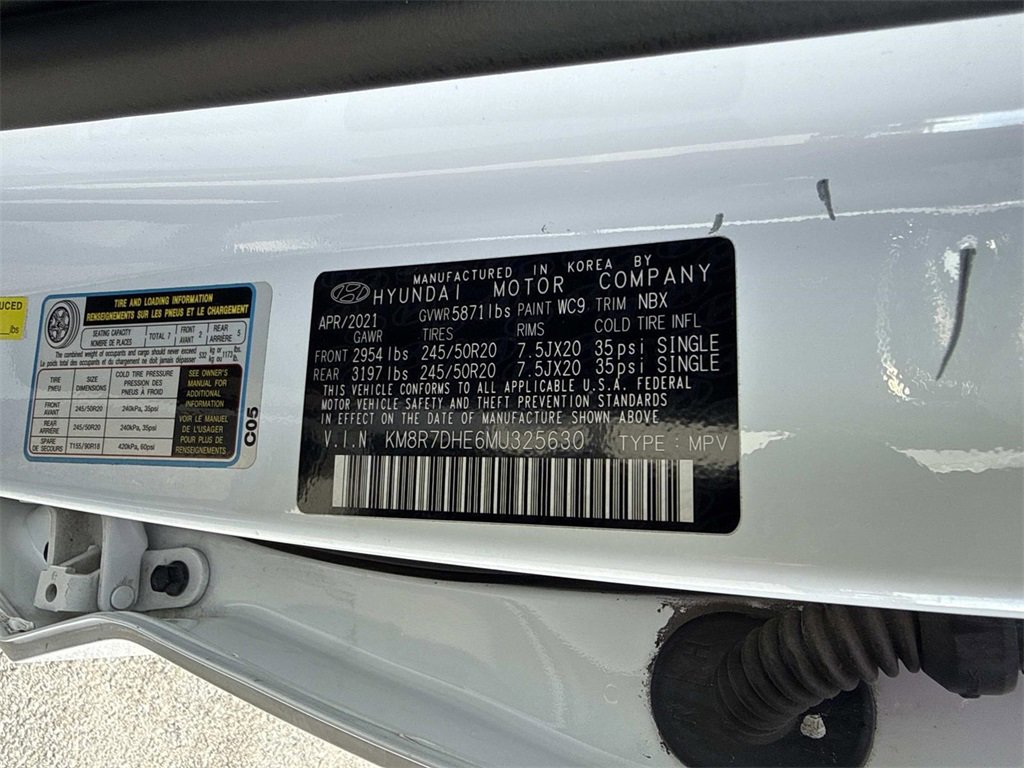 Used 2021 Hyundai Palisade Calligraphy image 35