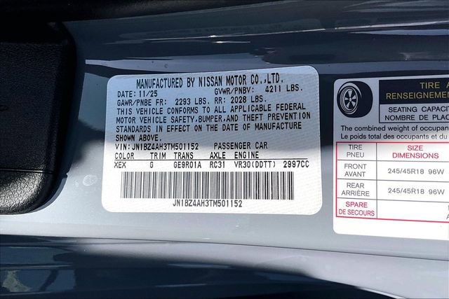 New 2026 Nissan Z Sport image 8