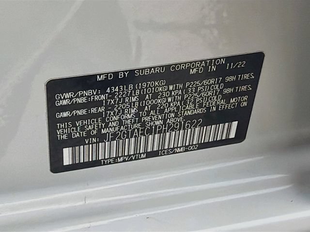 Used 2023 Subaru Crosstrek 2.0i Premium AWD/4WD image 32