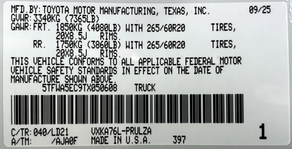 New 2026 Toyota Tundra Limited image 26