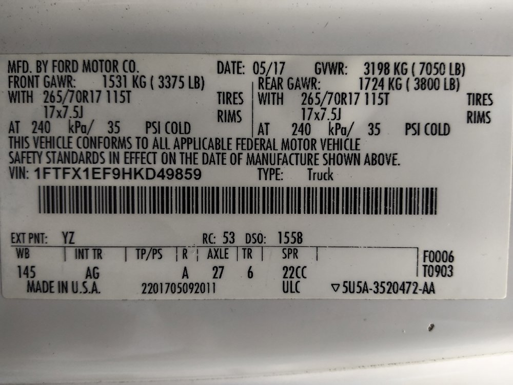 Used 2017 Ford F150 XL w/ XL Power Equipment Group AWD/4WD image 33
