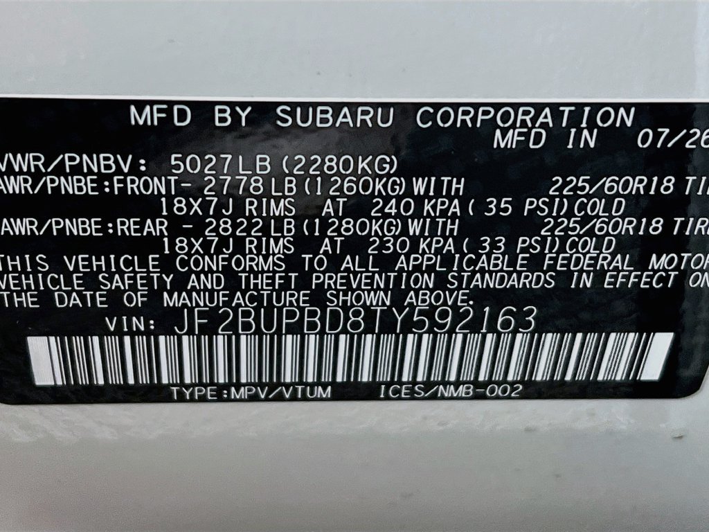 New 2026 Subaru Outback Premium AWD/4WD image 24