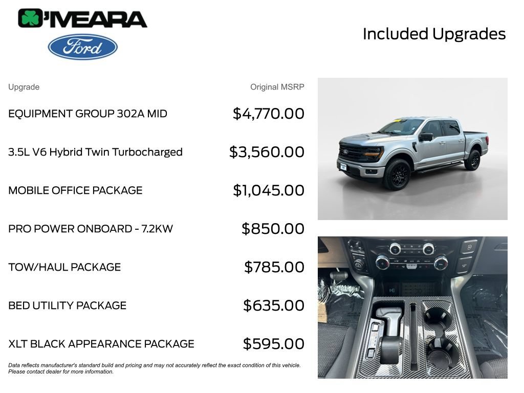 Used 2024 Ford F150 XLT w/ Equipment Group 302A MID AWD/4WD image 4