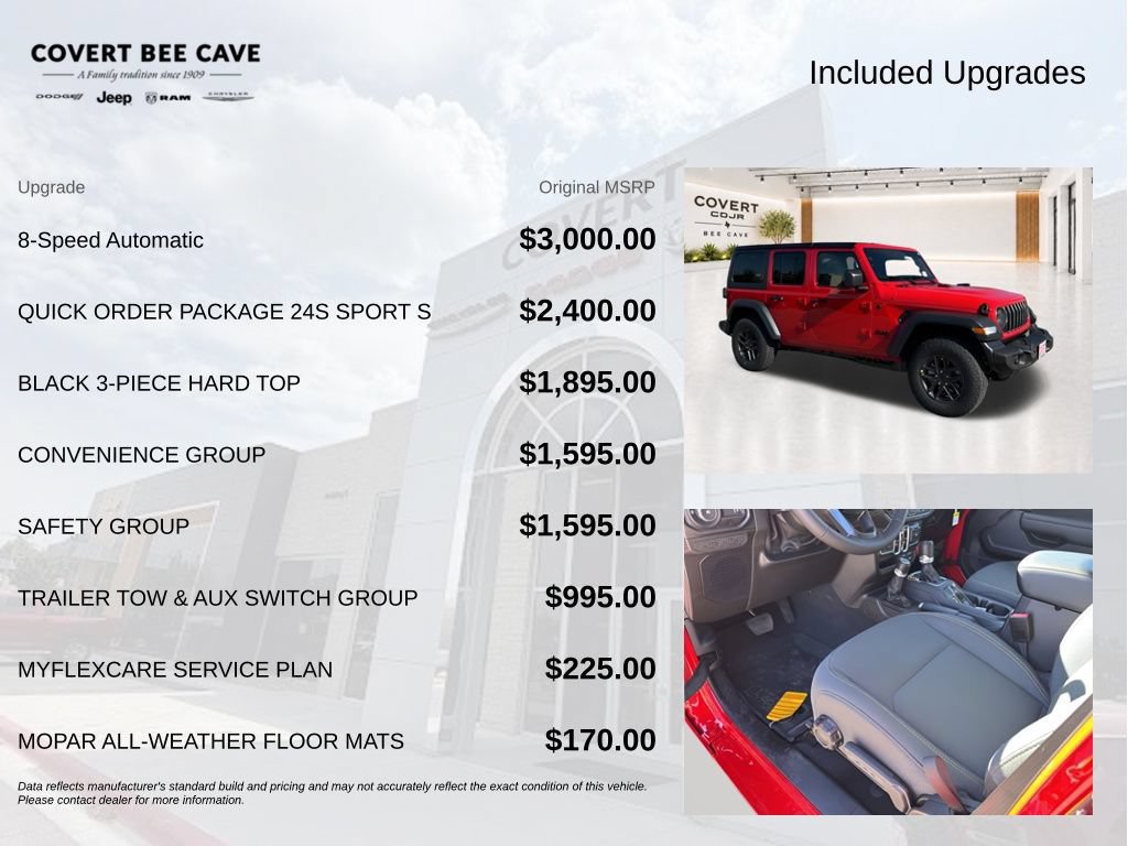 New 2026 Jeep Wrangler Unlimited Sport AWD/4WD image 9