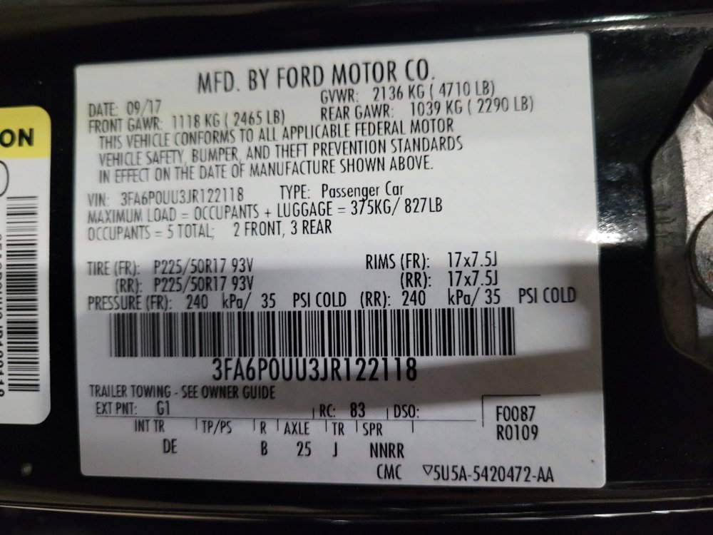 Used 2018 Ford Fusion S image 33