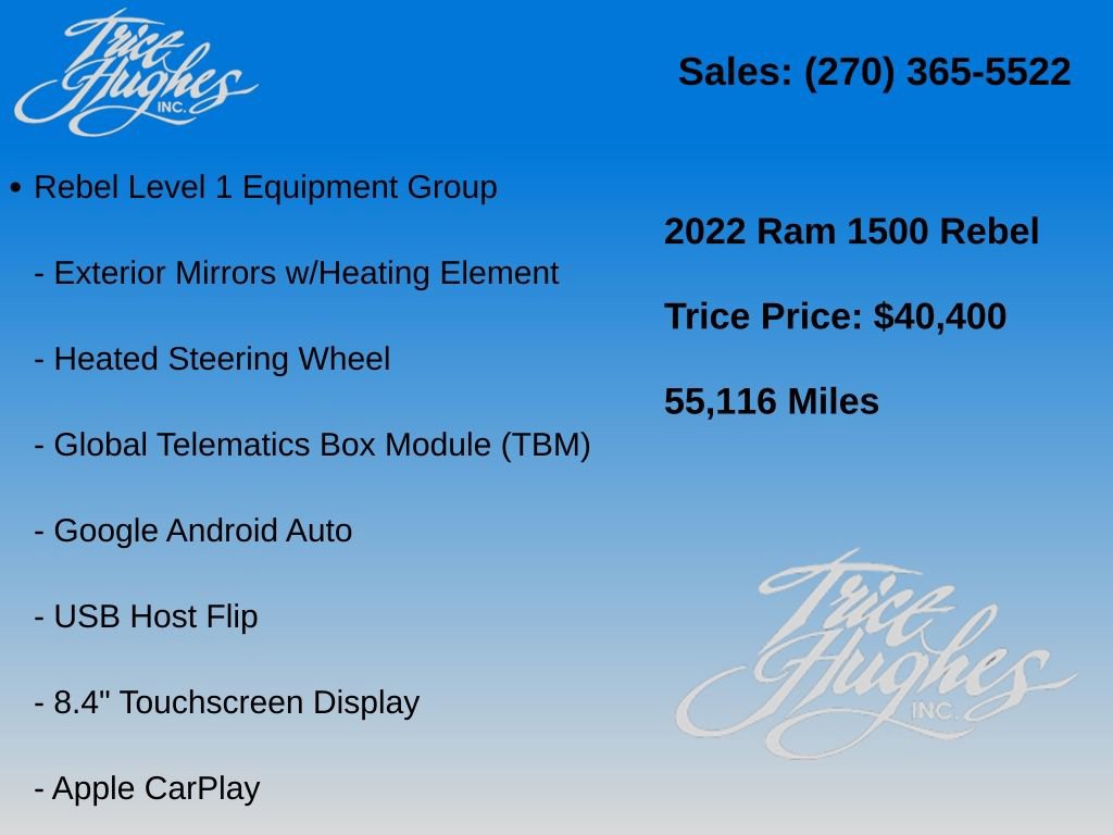 Used 2022 RAM 1500 Rebel w/ Rebel Level 1 Equipment Group AWD/4WD image 20