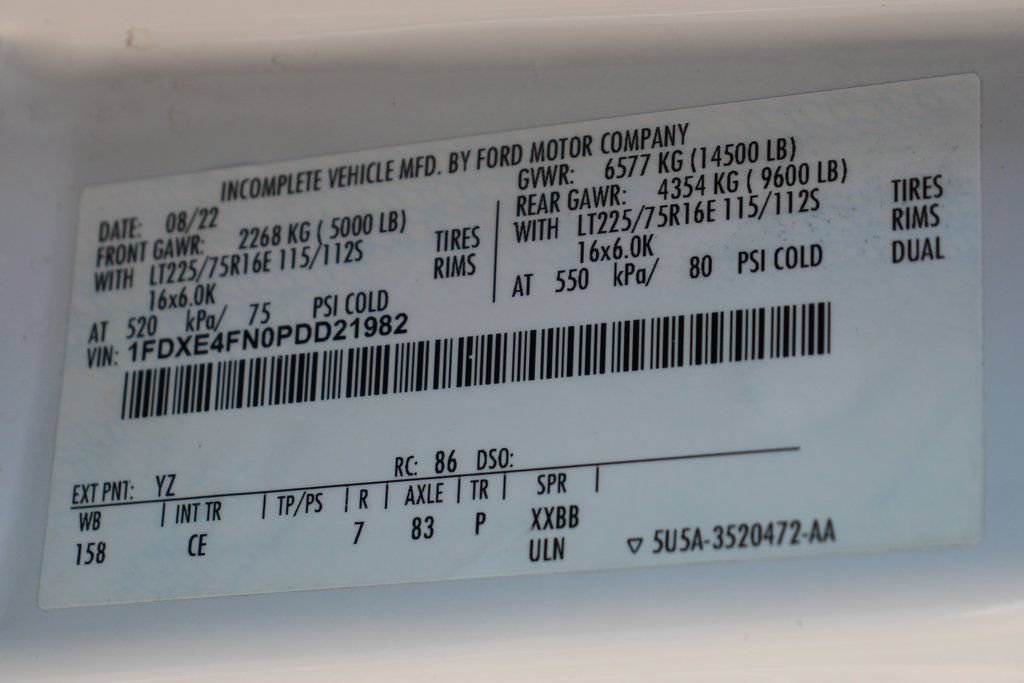 Used 2023 Ford E-450 and Econoline 450 Super Duty w/ Power Windows & Locks Group RWD image 45
