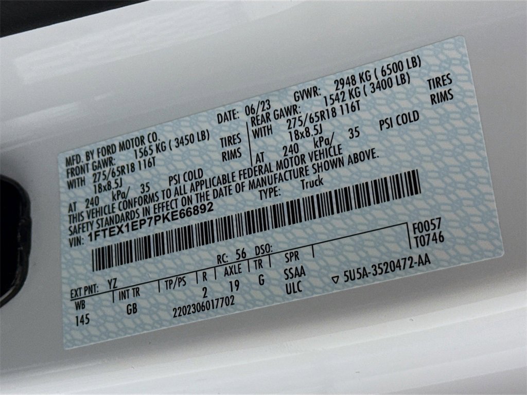 Used 2023 Ford F150 XL w/ STX Appearance Package image 24