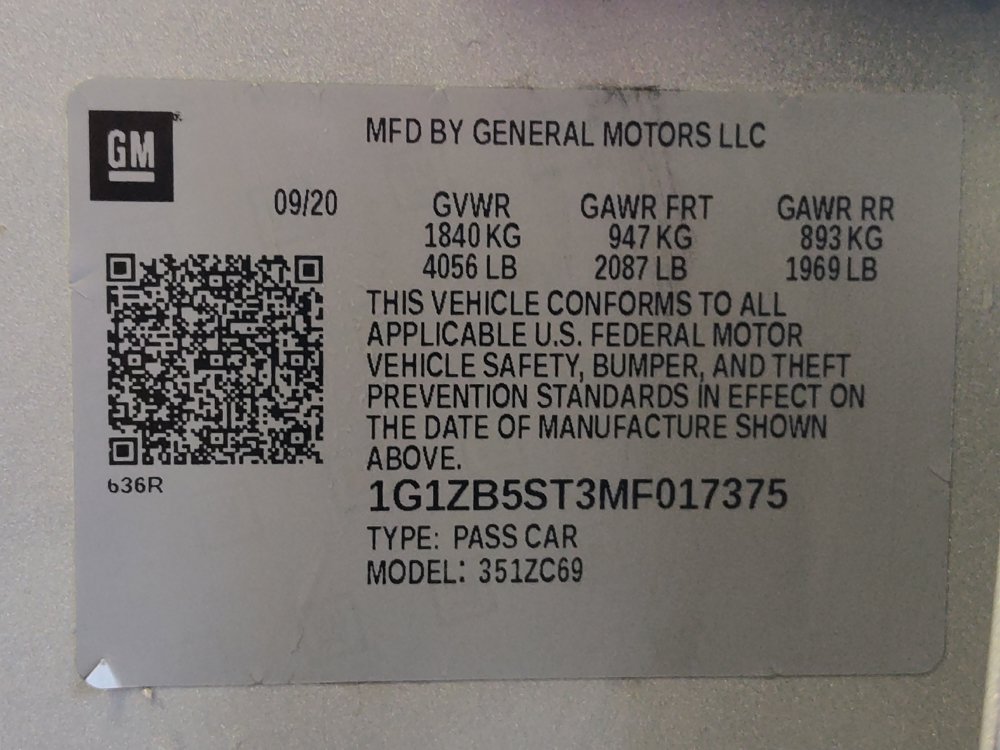Used 2021 Chevrolet Malibu LS FWD image 33
