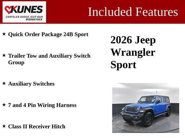 New 2026 Jeep Wrangler Sport image 3