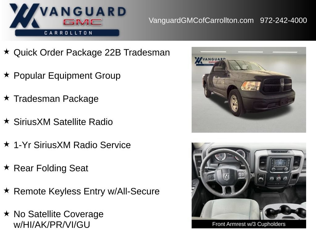 Used 2018 RAM 1500 Tradesman w/ Popular Equipment Group RWD image 6