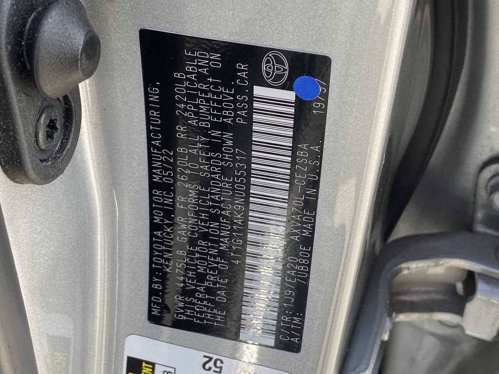 Certified 2022 Toyota Camry SE w/ Carpet Mat Package (TMS) FWD image 14