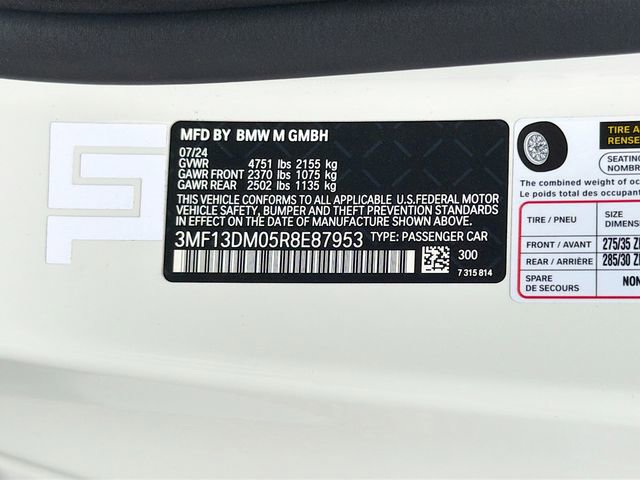 Used 2024 BMW M2 w/ Lighting Package RWD image 42