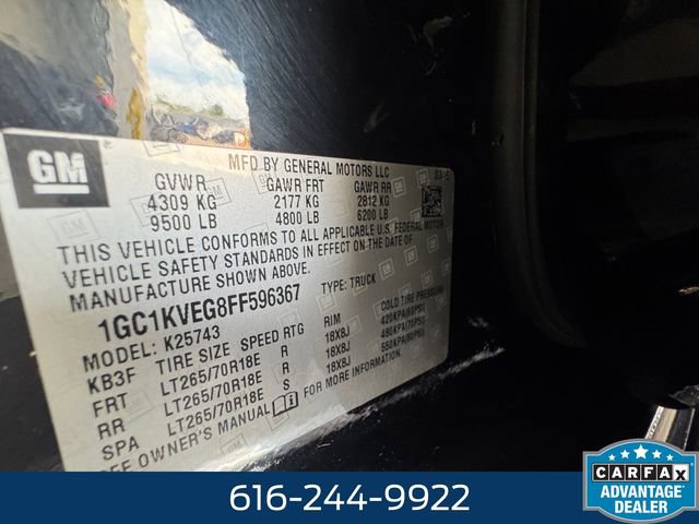 Used 2015 Chevrolet Silverado 2500 LT w/ LT Convenience Package AWD/4WD image 27