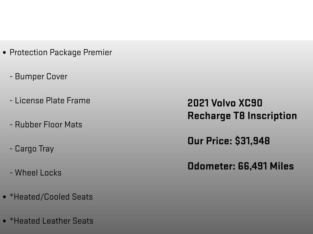 Used 2021 Volvo XC90 T8 Inscription w/ Advanced Package image 12