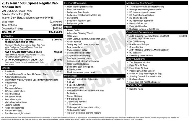 Used 2012 RAM 1500 Express RWD image 10