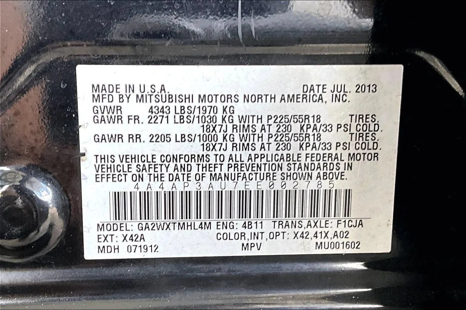 Used 2014 Mitsubishi Outlander Sport ES FWD image 15