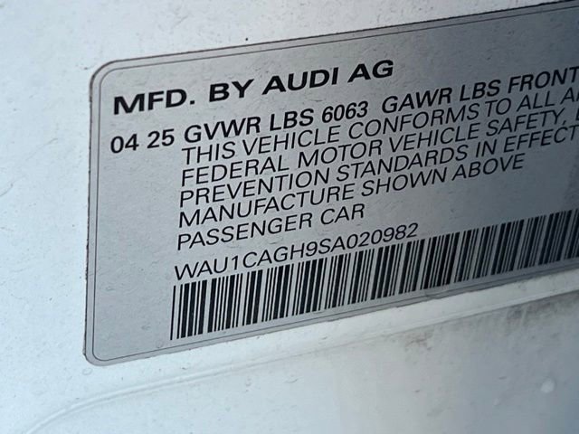 Used 2025 Audi A6 e-tron Premium w/ Convenience Package RWD image 37