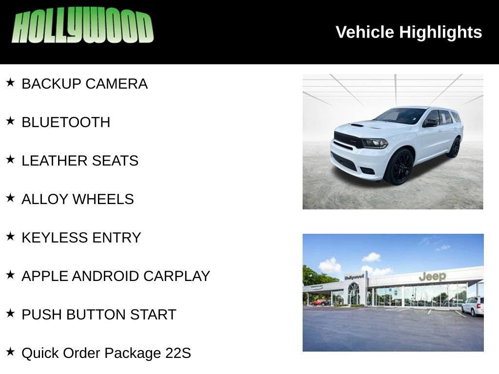 Certified 2019 Dodge Durango R/T w/ Technology Group image 3