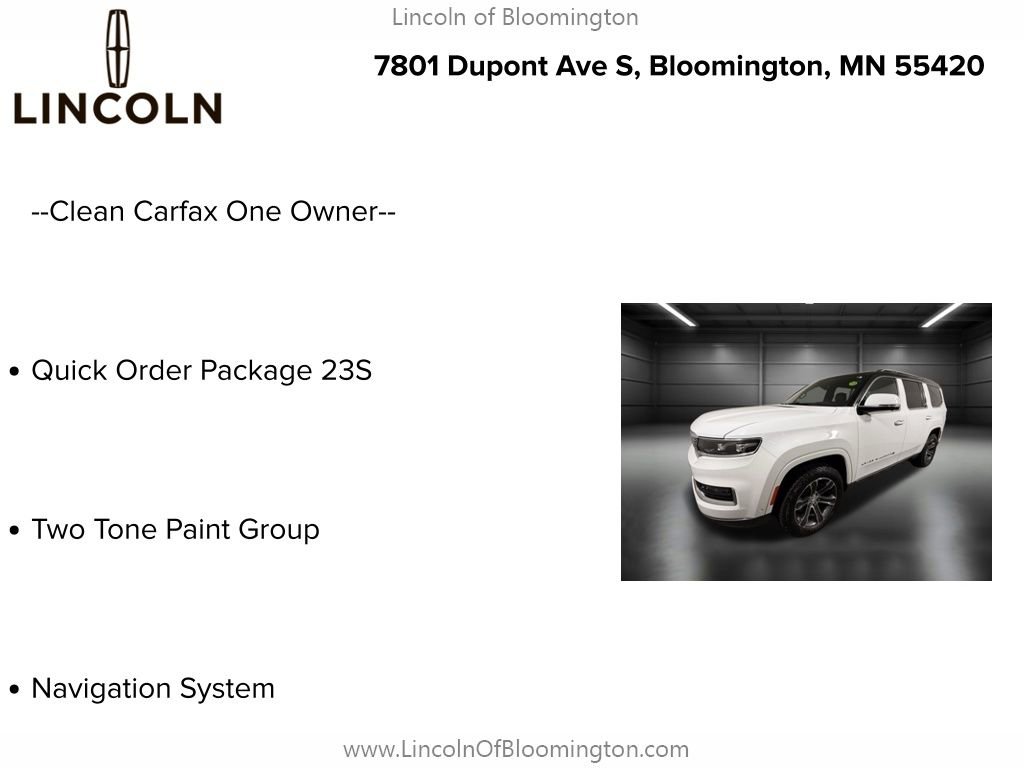 Used 2022 Jeep Grand Wagoneer Series I image 5