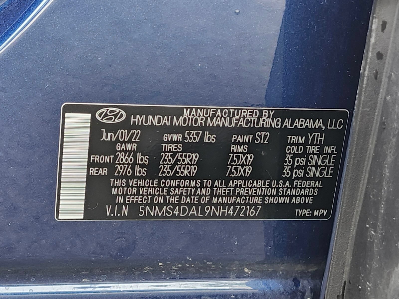 Certified 2022 Hyundai Santa Fe Limited AWD/4WD image 34