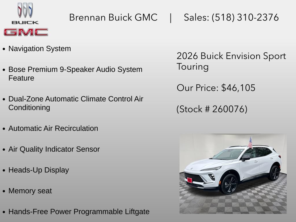 New 2026 Buick Envision Sport Touring AWD/4WD image 12