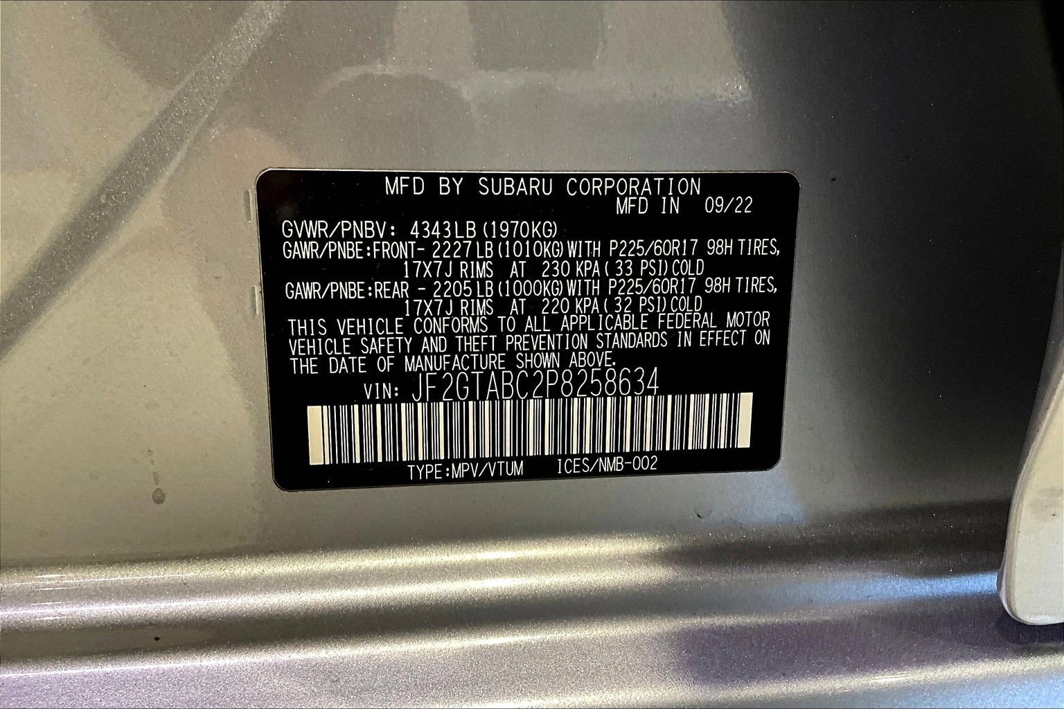 Used 2023 Subaru Crosstrek 2.0i AWD/4WD image 19